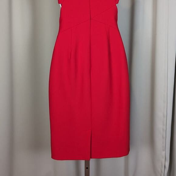 Elizabeth and James Aldridge Cut Out Sheath Dress Red Size 0 - Picture 16 of 16